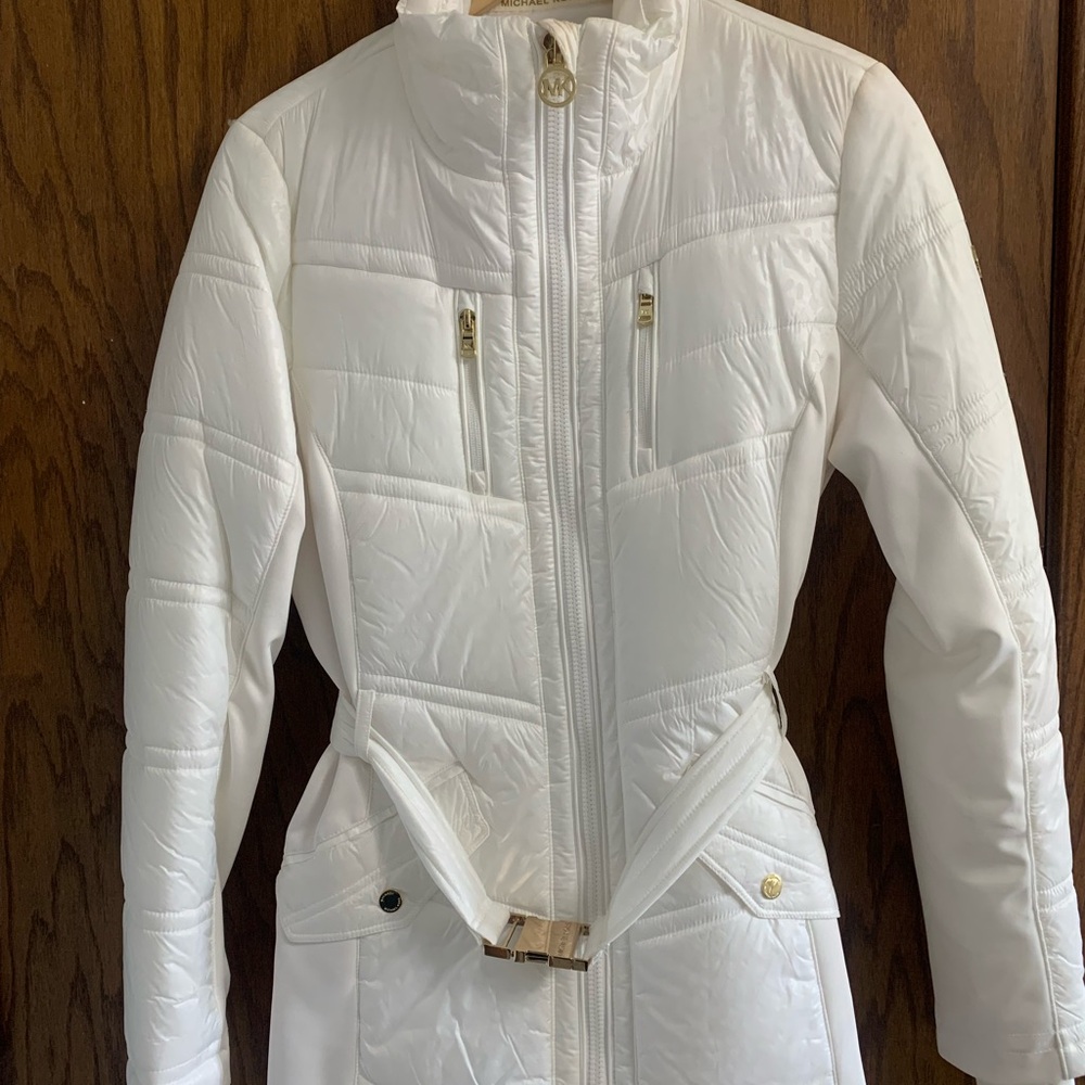 White Quilted Women's Jacket!